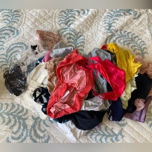 35 pairs of panties size xs-3x cacique victoria secret aerie nobo no bra…